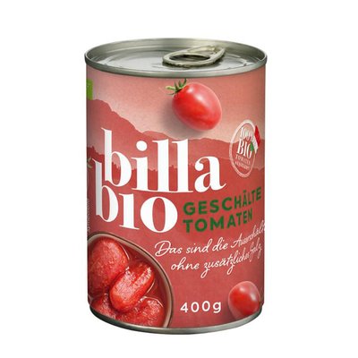 Bild von BILLA Bio Geschälte Tomaten