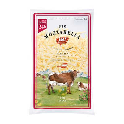 Bild von Ja! Natürlich Mozzarella gerieben