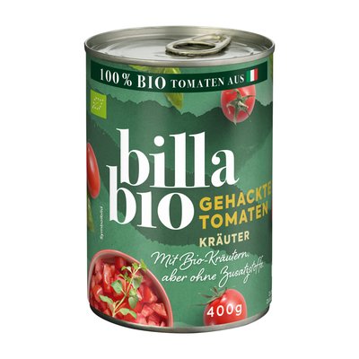 Bild von BILLA Bio Gehackte Tomaten mit Kräuter