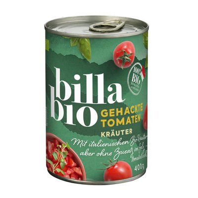 Bild von BILLA Bio Gehackte Tomaten mit Kräuter