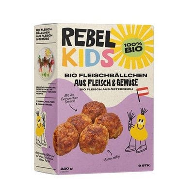 Bild von Rebel Meat Kids Bio Rindfleischbällchen
