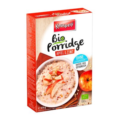Image of Knusperli Bio Porridge Apfel & Zimt