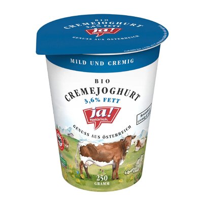 Image of Ja! Natürlich Cremejoghurt  Natur 3,6%