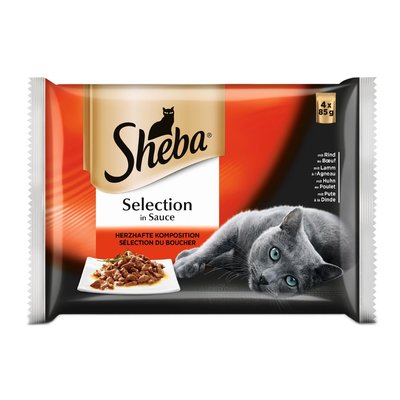 Image of Sheba Selection in Sauce Herzhafte Komposition 4-Pack