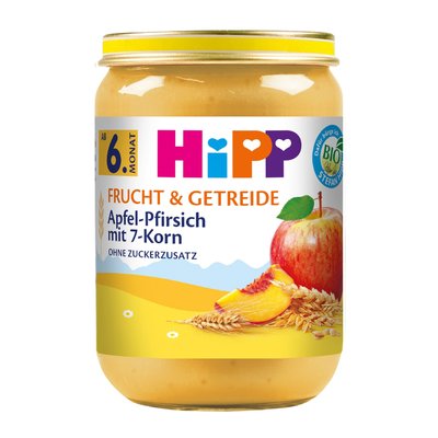 Image of Hipp Apfel-Pfirsich mit 7-Korn
