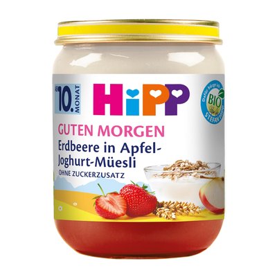 Image of Hipp Erdbeere Apfel-Joghurt-Müsli