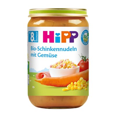 Image of Hipp Bio-Schinkennudeln mit Gemüse