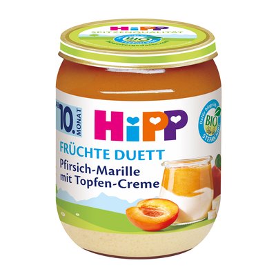Image of Hipp Pfirsich-Marille mit Topfen-Creme