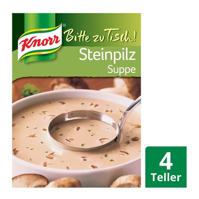 Image of Knorr Bitte zu Tisch Steinpilzsuppe