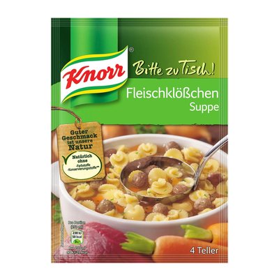 Bild von Knorr Bitte zu Tisch Fleischklößchensuppe