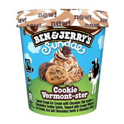 Image of Ben & Jerry's Sundae Cookie Vermon-ster