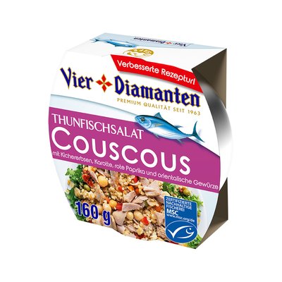 Bild von Vier Diamanten Thunfischsalat Couscous