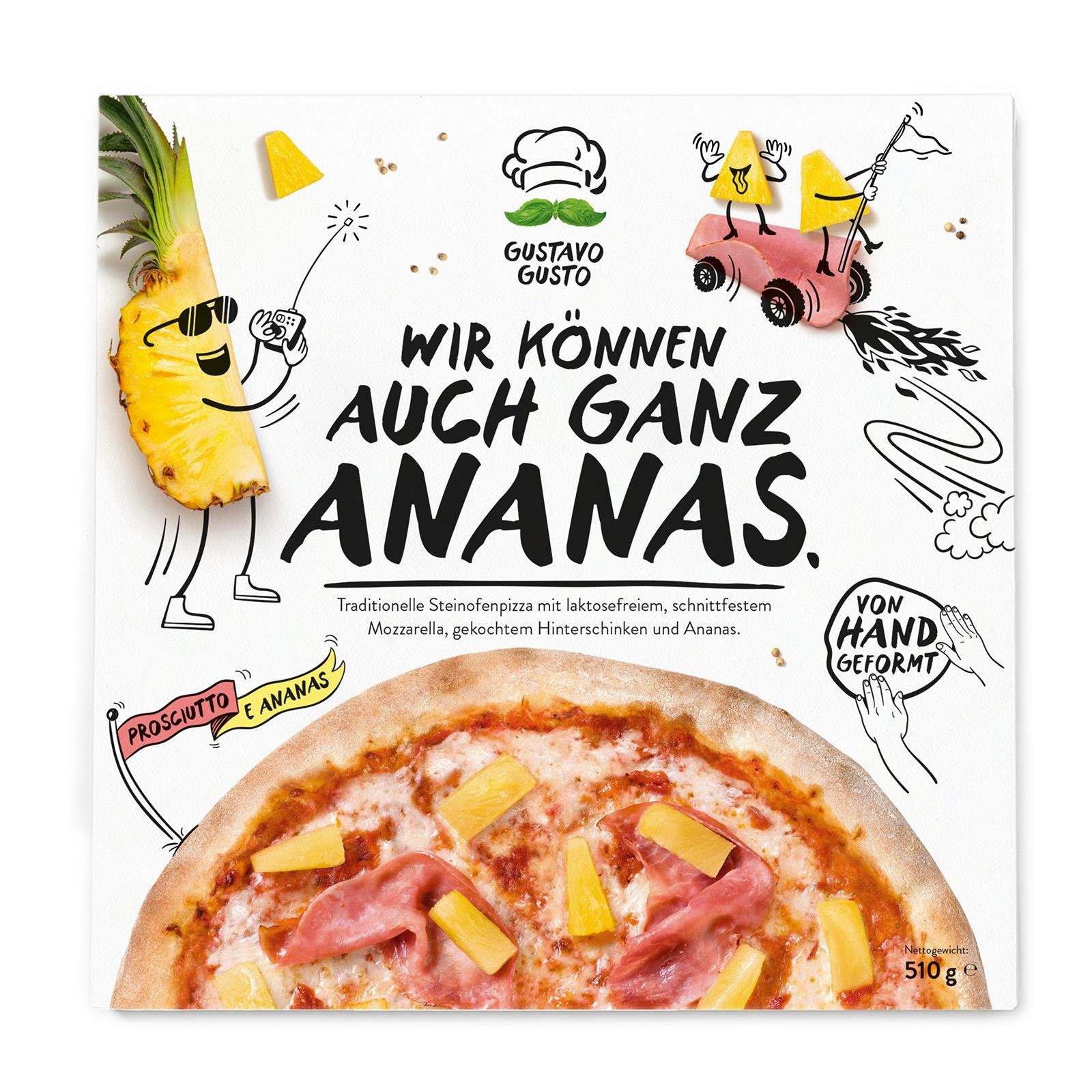 Gustavo Gusto Pizza Prosciutto E Ananas BILLA Online Shop