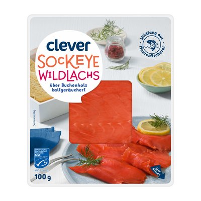 Bild von Clever Sockeye Wildlachs