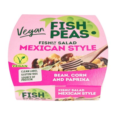 Bild von Fish Peas Vegan Fishly Salad Mexican Style