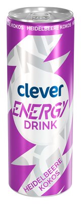 Image of Clever Energydrink Heidelbeere-Kokos