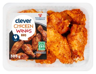 Bild von Clever Chicken Wings BBQ mariniert