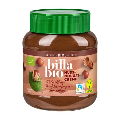Bild von BILLA Bio Nuss Nougatcreme Palmölfrei