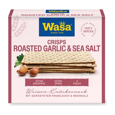 Bild von Wasa Tasty Snacks Knoblauch & Meersalz Crisps