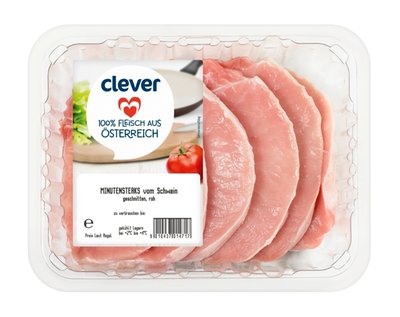 Bild von Clever Schweine-Minutensteaks 6 Stk.