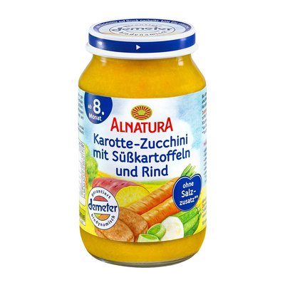 Image of Alnatura Karotte-Zucchini-Süsskartoffel mit Rind