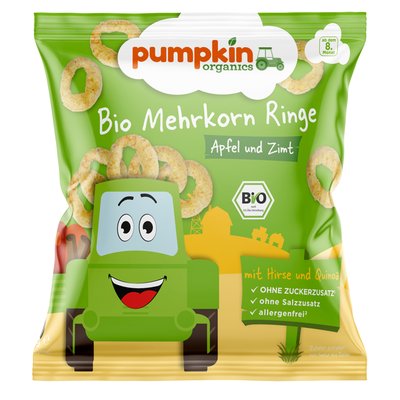 Bild von Pumpkin Organics Bio Mehrkorn Ringe
