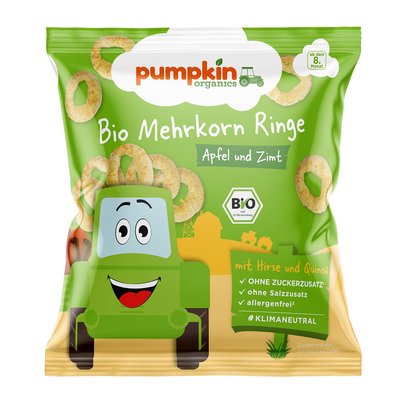 Bild von Pumpkin Organics Bio Mehrkorn Ringe