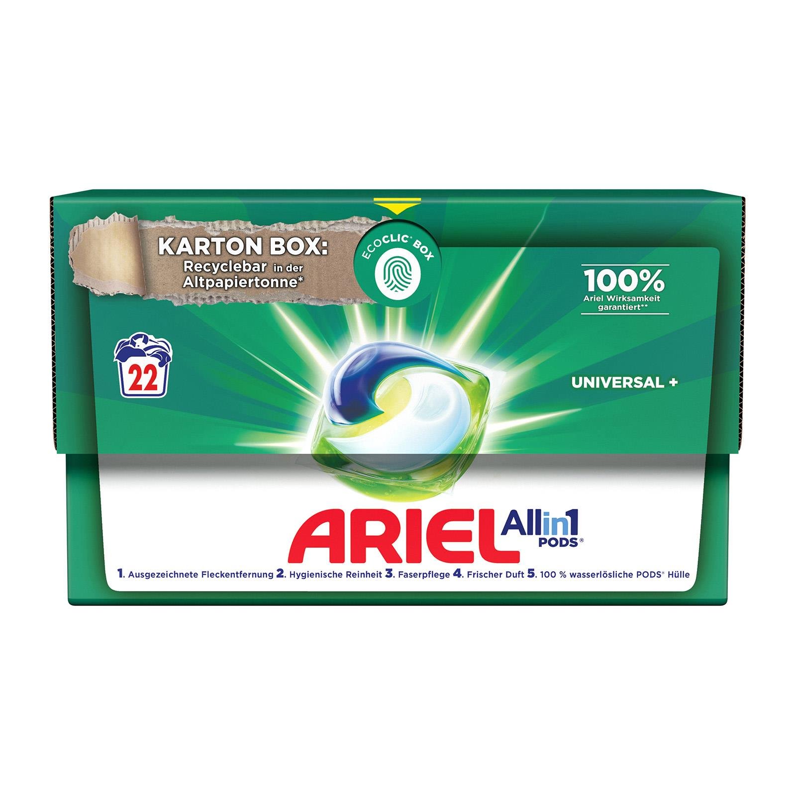elfbar elfa kaufen Ariel Universalwaschmittel All-in-1 Pods 1266g 60WL bei REWE online  bestellen! main image 0