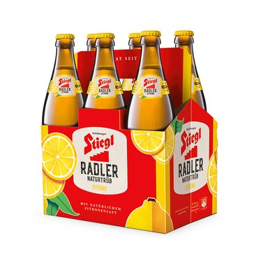 Bild von Stiegl Radler Zitrone Naturtrüb 6x0,5l