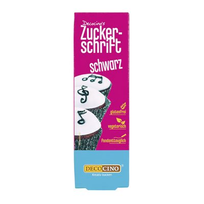 Bild von Decocino Zuckerschrift Schwarz