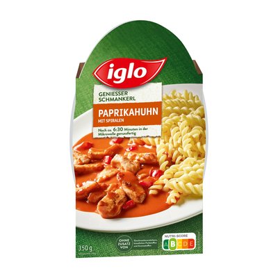 Bild von iglo Paprikahuhn mit Spiralen