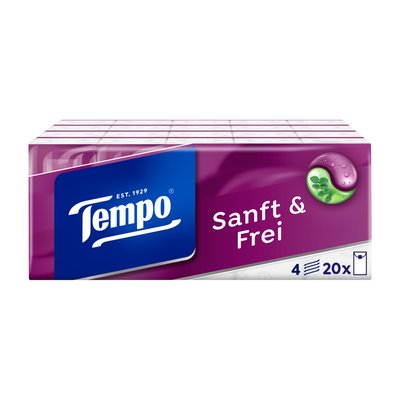 Bild von Tempo Taschentücher Sanft & Frei