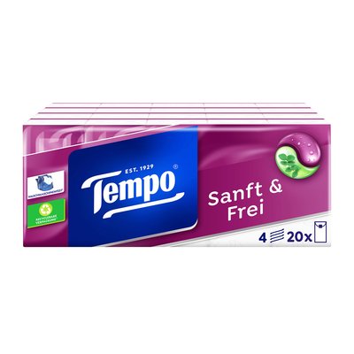 Bild von Tempo Taschentücher sanft und frei