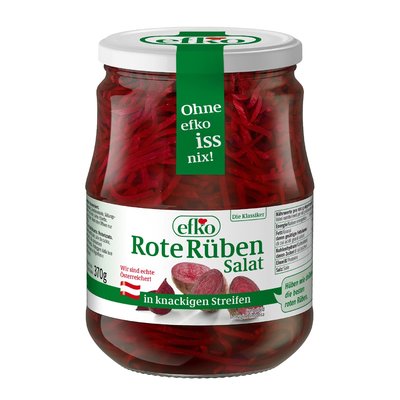 Image of efko Rote Rüben Salat in Streifen
