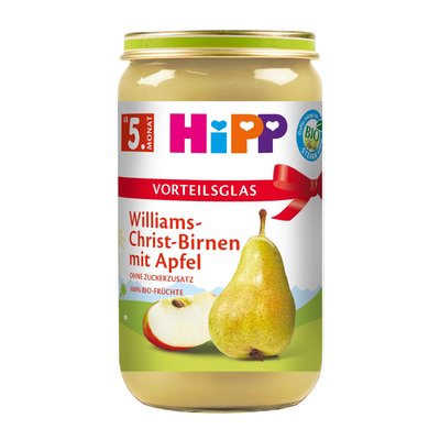 Bild von Hipp Williams-Christ-Birnen mit Apfel