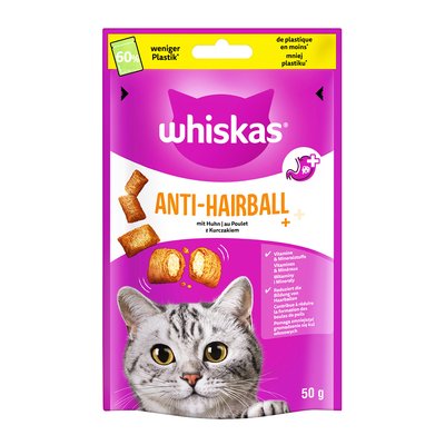 Bild von Whiskas Snacks Knuspertaschen mit Rind