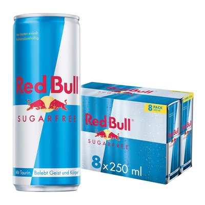 Bild von Red Bull Energy Drink 8-pack, Sugarfree