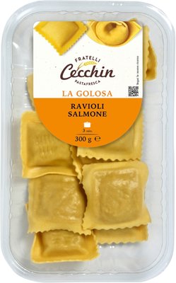 Bild von Ravioli mit Lachs