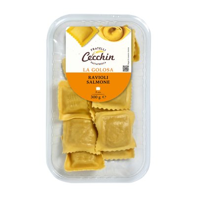 Bild von Ravioli mit Lachs