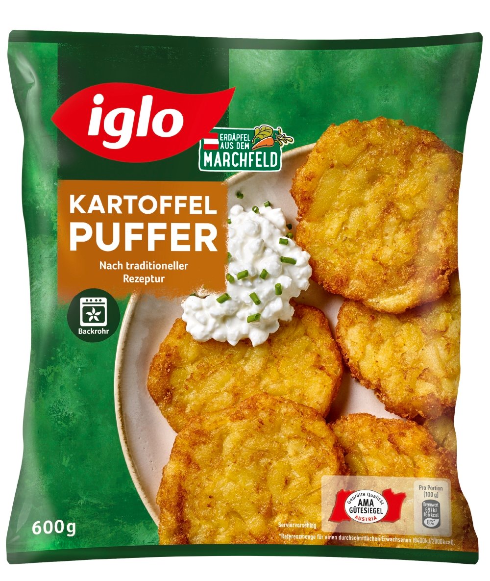 Iglo Backrohr Kartoffelpuffer