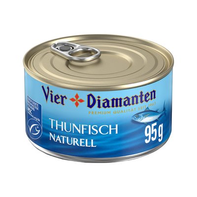 Bild von Vier Diamanten Thunfisch Naturell