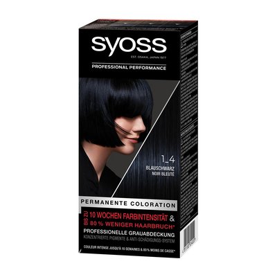 Image of Syoss Color 1-4 Blauschwarz