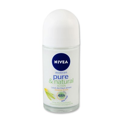 Image of Nivea Pure & Natural Deo-Roll-on