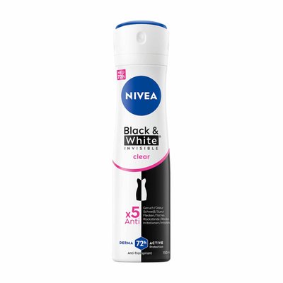 Bild von NIVEA Black and White Invisible Clear Deo Spray