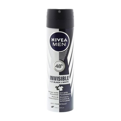 Image of Nivea Men Deo Spray Invisible Black and White