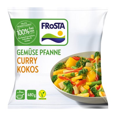 Image of Frosta Gemüse Pfanne Curry Kokos