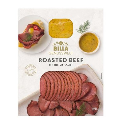 Bild von BILLA Genusswelt Roasted Beef mit Dillsenfsauce