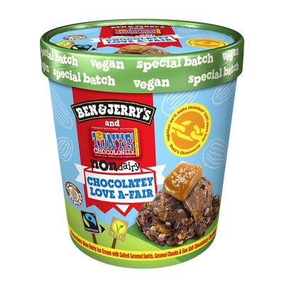Image of Ben & Jerry's and Tony's Chocolatey Love A-Fair Non-Dairy