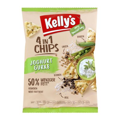 Bild von Kelly's Chips 4in1 Joghurt Gurke