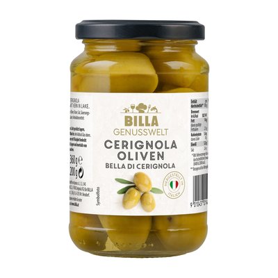 Bild von BILLA Genusswelt Cerignola grüne Oliven